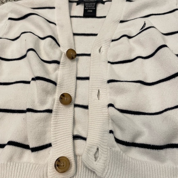 Nautica Button Up Sweater- 24 months - Picture 3 of 6
